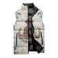 Bass Reeves Christmas Sleeveless Puffer Jacket Old West Deputy Lawman Pine Branch Winter Holiday