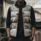Bass Reeves Christmas Sleeveless Puffer Jacket Old West Deputy Lawman Pine Branch Winter Holiday