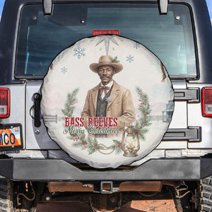Bass Reeves Christmas Spare Tire Cover Old West Deputy Lawman Pine Branch Winter Holiday