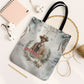 Bass Reeves Christmas Tote Bag Old West Deputy Lawman Pine Branch Winter Holiday
