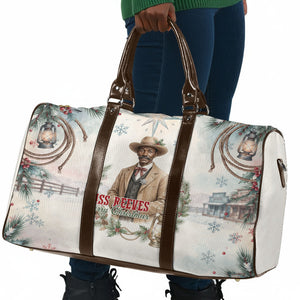 Bass Reeves Christmas Travel Bag Old West Deputy Lawman Pine Branch Winter Holiday