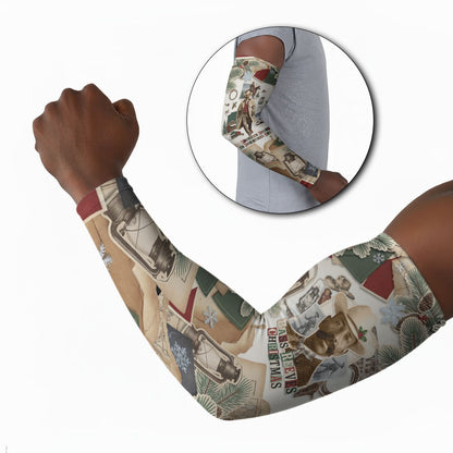Bass Reeves Christmas Arm Sleeves Old West Marshal Frontier Collage Vintage