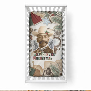 Bass Reeves Christmas Baby Bed Cover Old West Marshal Frontier Collage Vintage