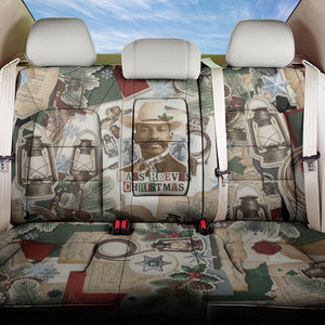 Bass Reeves Christmas Back Car Seat Cover Old West Marshal Frontier Collage Vintage
