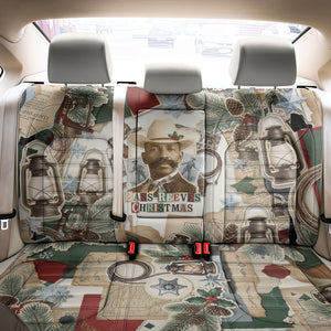 Bass Reeves Christmas Back Car Seat Cover Old West Marshal Frontier Collage Vintage