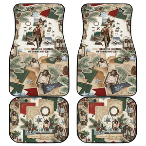 Bass Reeves Christmas Car Mats Old West Marshal Frontier Collage Vintage