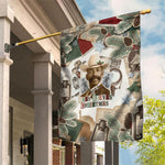 Bass Reeves Christmas Garden Flag Old West Marshal Frontier Collage Vintage