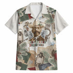 Bass Reeves Christmas Hawaiian Shirt Old West Marshal Frontier Collage Vintage