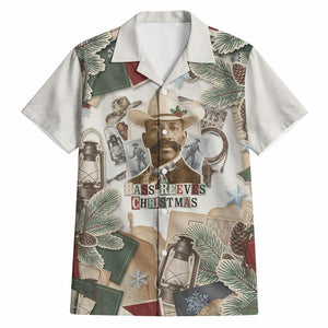 Bass Reeves Christmas Hawaiian Shirt Old West Marshal Frontier Collage Vintage