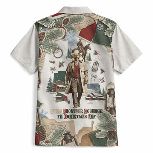 Bass Reeves Christmas Hawaiian Shirt Old West Marshal Frontier Collage Vintage