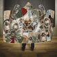 Bass Reeves Christmas Hooded Blanket Old West Marshal Frontier Collage Vintage