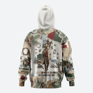 Bass Reeves Christmas Hoodie Old West Marshal Frontier Collage Vintage