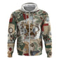 Bass Reeves Christmas Hoodie Old West Marshal Frontier Collage Vintage