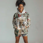 Bass Reeves Christmas Hoodie Dress Old West Marshal Frontier Collage Vintage