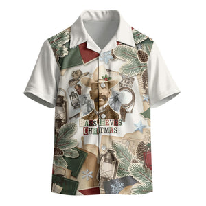Bass Reeves Christmas Kid Hawaiian Shirt Old West Marshal Frontier Collage Vintage