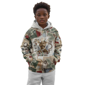 Bass Reeves Christmas Kid Hoodie Old West Marshal Frontier Collage Vintage