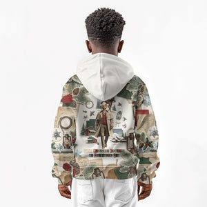 Bass Reeves Christmas Kid Hoodie Old West Marshal Frontier Collage Vintage