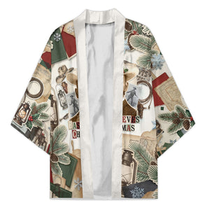 Bass Reeves Christmas Kimono Old West Marshal Frontier Collage Vintage
