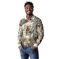 Bass Reeves Christmas Long Sleeve Polo Shirt Old West Marshal Frontier Collage Vintage