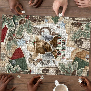 Bass Reeves Christmas Puzzle Old West Marshal Frontier Collage Vintage
