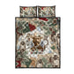 Bass Reeves Christmas Quilt Bed Set Old West Marshal Frontier Collage Vintage