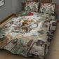 Bass Reeves Christmas Quilt Bed Set Old West Marshal Frontier Collage Vintage