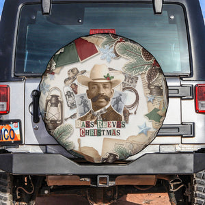 Bass Reeves Christmas Spare Tire Cover Old West Marshal Frontier Collage Vintage