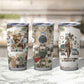 Bass Reeves Christmas Tumbler Cup Old West Marshal Frontier Collage Vintage