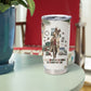 Bass Reeves Christmas Tumbler Cup Old West Marshal Frontier Collage Vintage