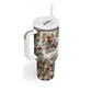 Bass Reeves Christmas Tumbler With Handle Old West Marshal Frontier Collage Vintage