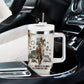 Bass Reeves Christmas Tumbler With Handle Old West Marshal Frontier Collage Vintage