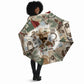 Bass Reeves Christmas Umbrella Old West Marshal Frontier Collage Vintage