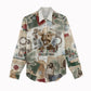 Bass Reeves Christmas Women Casual Shirt Old West Marshal Frontier Collage Vintage