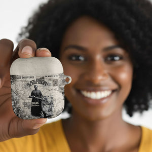 Mary Fields Christmas AirPods Case Stagecoach Mary Vintage Western Map Mail Carrier