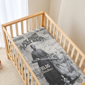 Mary Fields Christmas Baby Bed Cover Stagecoach Mary Vintage Western Map Mail Carrier