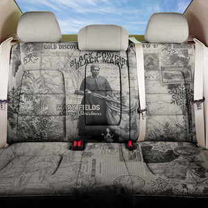 Mary Fields Christmas Back Car Seat Cover Stagecoach Mary Vintage Western Map Mail Carrier