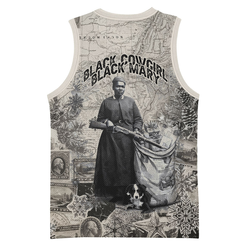 Mary Fields Christmas Basketball Jersey Stagecoach Mary Vintage Western Map Mail Carrier