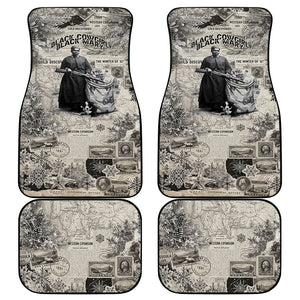 Mary Fields Christmas Car Mats Stagecoach Mary Vintage Western Map Mail Carrier