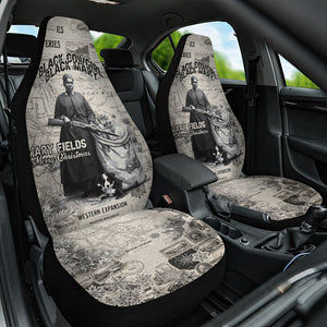 Mary Fields Christmas Car Seat Cover Stagecoach Mary Vintage Western Map Mail Carrier