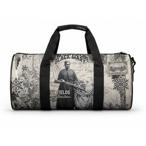 Mary Fields Christmas Duffle Bag Stagecoach Mary Vintage Western Map Mail Carrier