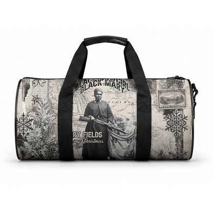 Mary Fields Christmas Duffle Bag Stagecoach Mary Vintage Western Map Mail Carrier