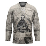 Mary Fields Christmas Hockey Jersey Stagecoach Mary Vintage Western Map Mail Carrier