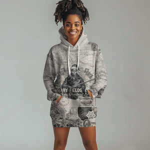 Mary Fields Christmas Hoodie Dress Stagecoach Mary Vintage Western Map Mail Carrier