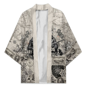 Mary Fields Christmas Kimono Stagecoach Mary Vintage Western Map Mail Carrier
