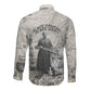Mary Fields Christmas Long Sleeve Button Shirt Stagecoach Mary Vintage Western Map Mail Carrier