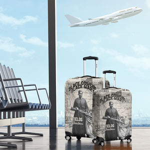 Mary Fields Christmas Luggage Cover Stagecoach Mary Vintage Western Map Mail Carrier