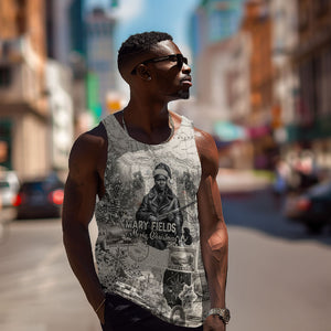 Mary Fields Christmas Men Tank Top Stagecoach Mary Vintage Western Map Mail Carrier