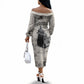 Mary Fields Christmas Off The Shoulder Long Sleeve Dress Stagecoach Mary Vintage Western Map Mail Carrier