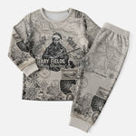 Mary Fields Christmas Pajama Set Stagecoach Mary Vintage Western Map Mail Carrier
