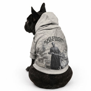 Mary Fields Christmas Pet Hoodie Stagecoach Mary Vintage Western Map Mail Carrier